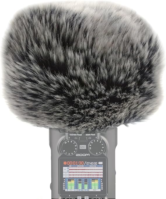 Furry Windscreen for Zoom H5 H5Studio H2Essential H2 Essential Deadcat