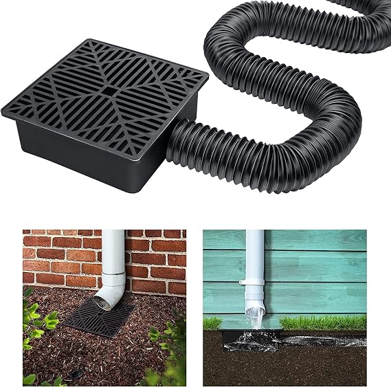 Catch Basin Drain Kit, Downspout Extension Kit