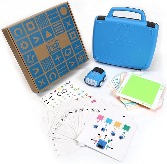 Sphero indi Student Kit – Screenless Coding Robot for Kids 4+ – Learn Coding, Problem‑Solving & AI Literacy with Color Tiles – Build Mazes, Solve Puzzles & Explore STEM Education