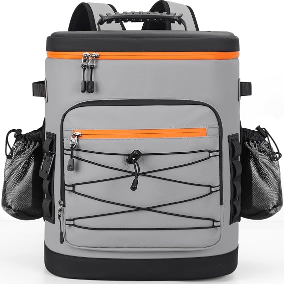 30L Cooler Backpack, Large Insulated Leakproof Cool Bag Rucksack