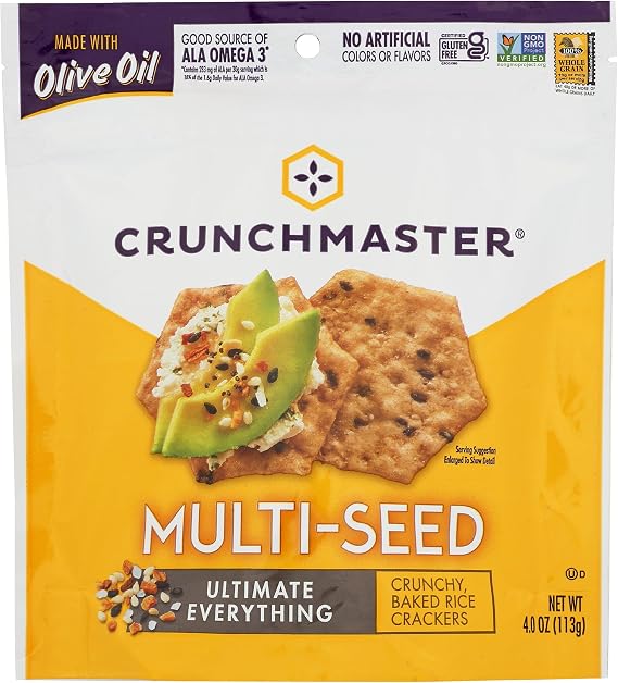 Crunchmaster Multi-Seed Crackers, Ultimate Everything, 4 Oz