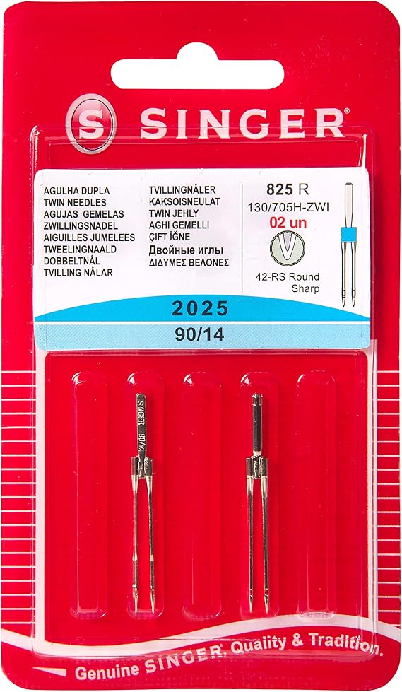 Singer Sewing Machine Twin Needles Size 90/3