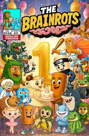 THE BRAINROTS #11 - First Anniversary Special - Issue Eleven #11 [English Version] - The Italian Brainrot Character Comic: REGULAR COVER – Includes 3 ... Brainrot characters [ English Version ])