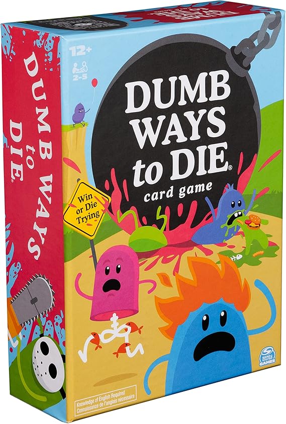 Spin Master Card Game Dumb Ways to Die Viral Party Game for Children and Adults