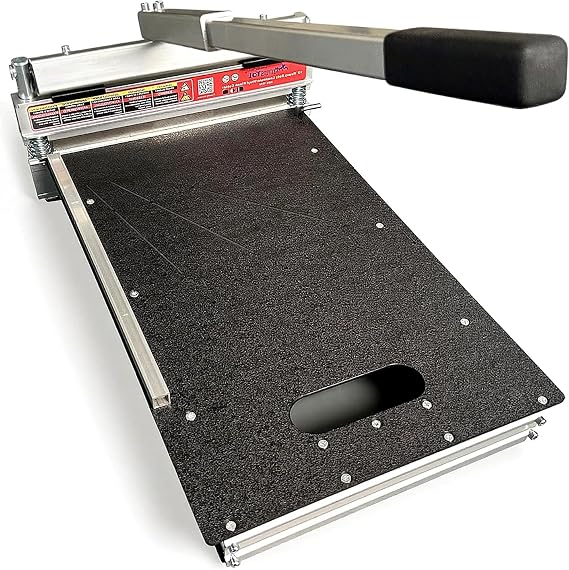 13 Inch Heavy Laminate/Vinyl Sheet Cutter; Instant 15/30/45 Angles for Cutting Laminate, All Types of Vinyl Plate, Engineered Wood