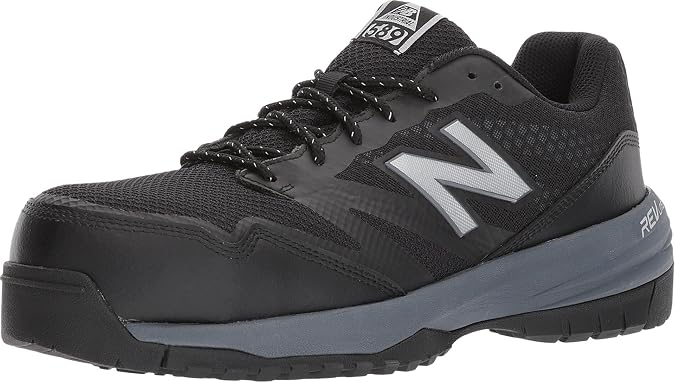 New Balance メンズ コンポジットトゥ 589 V1 インダストリアルシューズ US サイズ: 12 Wide カラー: ブラック