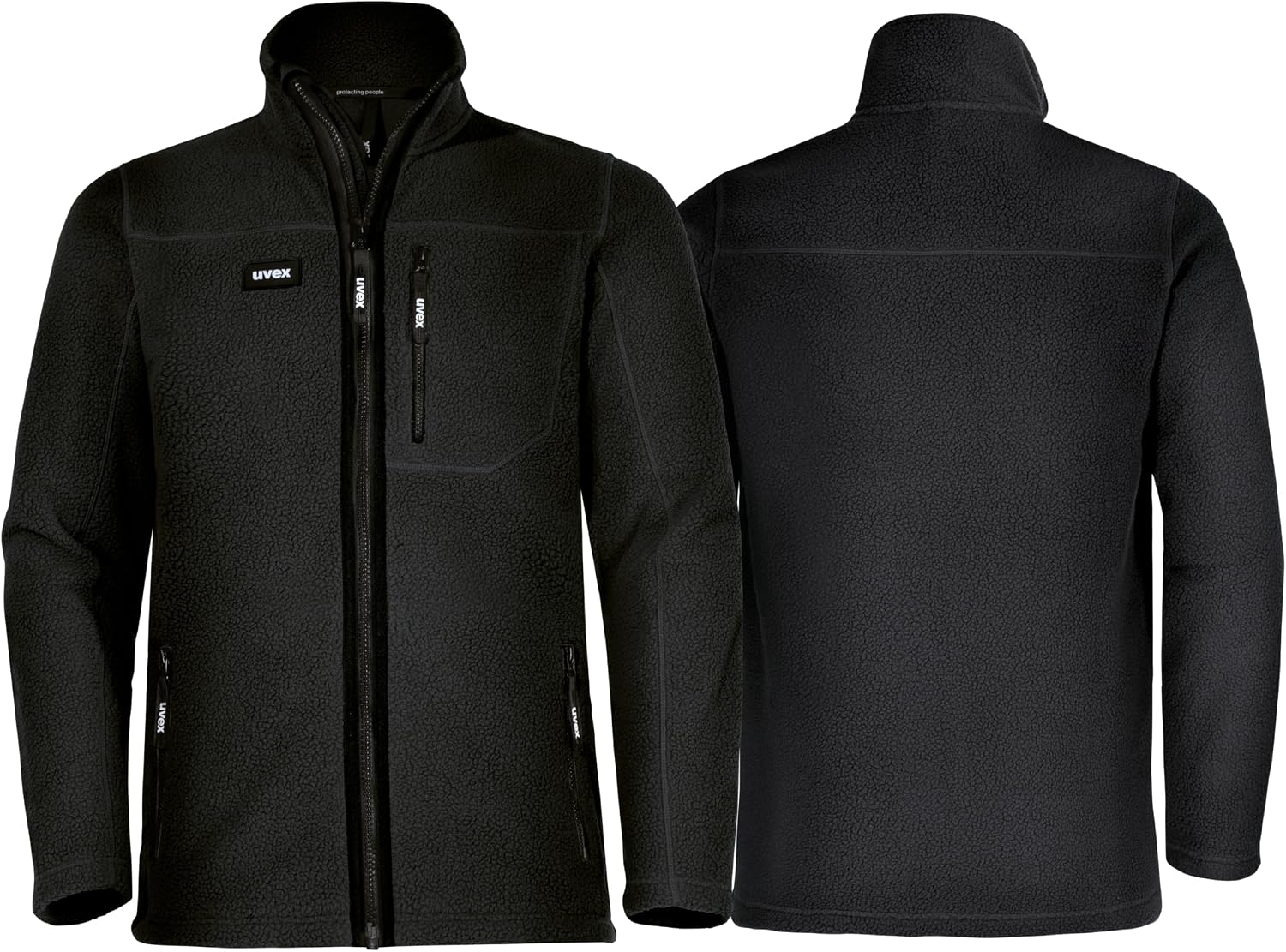 Uvex Echor Fleece Jacket – Mens Work Jacket – Outdoor Jacket with Sherpa Fleece