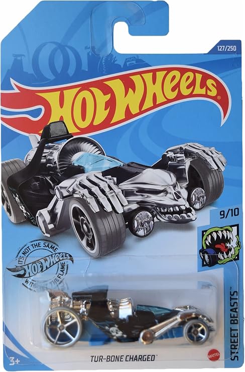 Hot Wheels Tur-Bone Charged [Blue] 127/250 Street Beasts 9/10