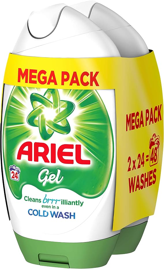 Ariel Washing Liquid Laundry Detergent Gel, 48 Washes, 1.8 L, Original