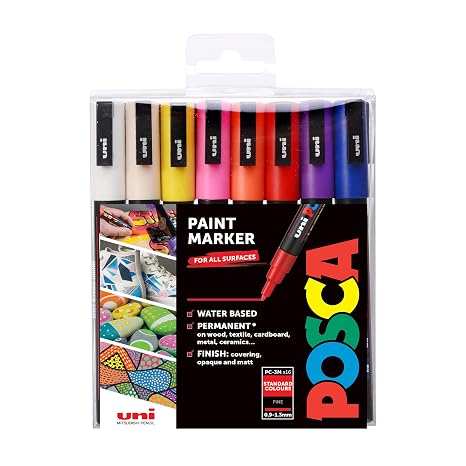 POSCA PC-3M multi-coloured
