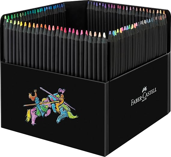 FABER-CASTELL - Set Black Edition, 100 pencils, cardboard box