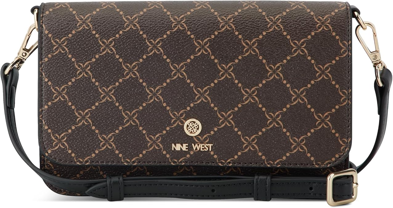 Nine West Damen Lockup 9s Phone Wallet Crossbody etta Tote geldbörse AVA Tasche Designer
