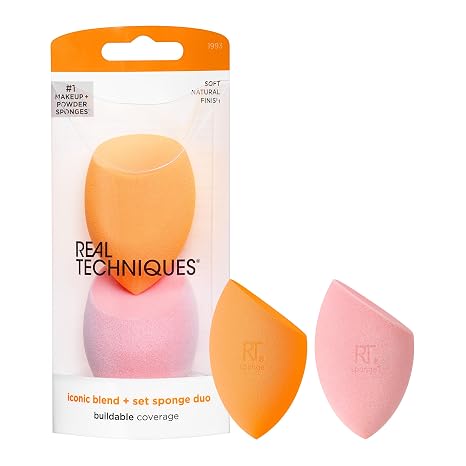 Real Techniques Miracle Complexion & Miracle Powder Sponge Set Pack of 2