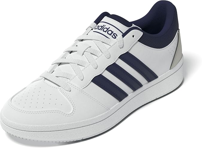 adidas Men's Hoops Classic Shoes, FTWR White/Dark Blue/Orbit Grey, 10.5 UK