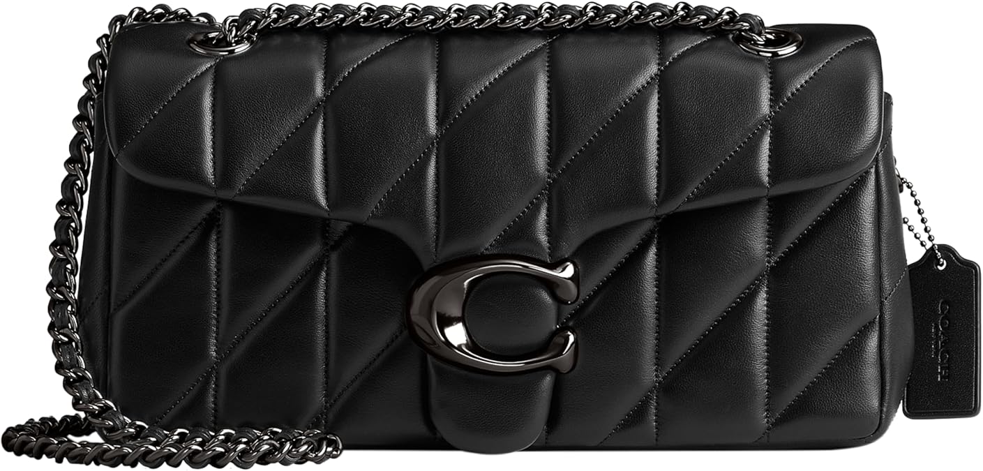 COACH Women's Quilted Tabby Shoulder Bag 26 With Chain Shoulder Bag