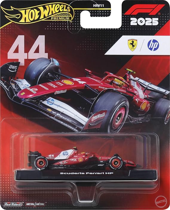 Hot Wheels F1 Ferrari Hamilton 1:64 ölçekli, JKD86