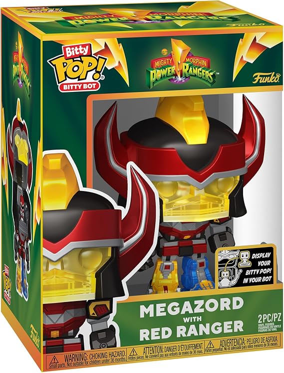 Funko Bitty Bots: Power Rangers - Red Ranger ile Megazord
