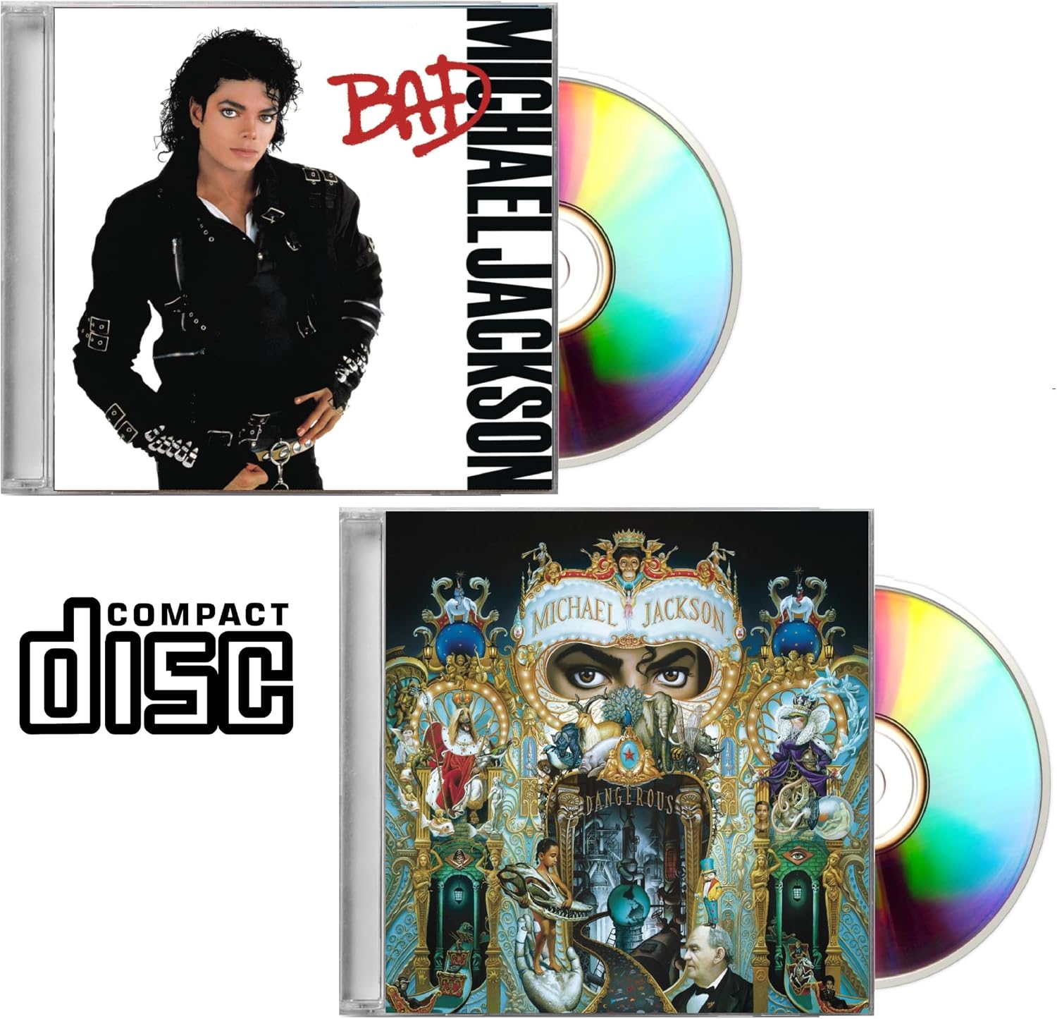Bad + Dangerous Michael Jackson 1987 - 1991 Collection 2 Pack