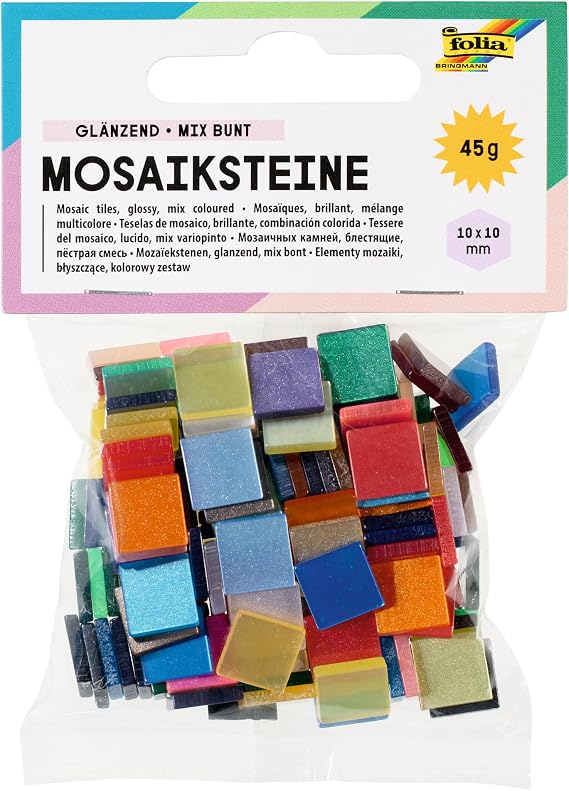 Folia 59209 Mozaik 10X10 Mm 190 Adet Parlak