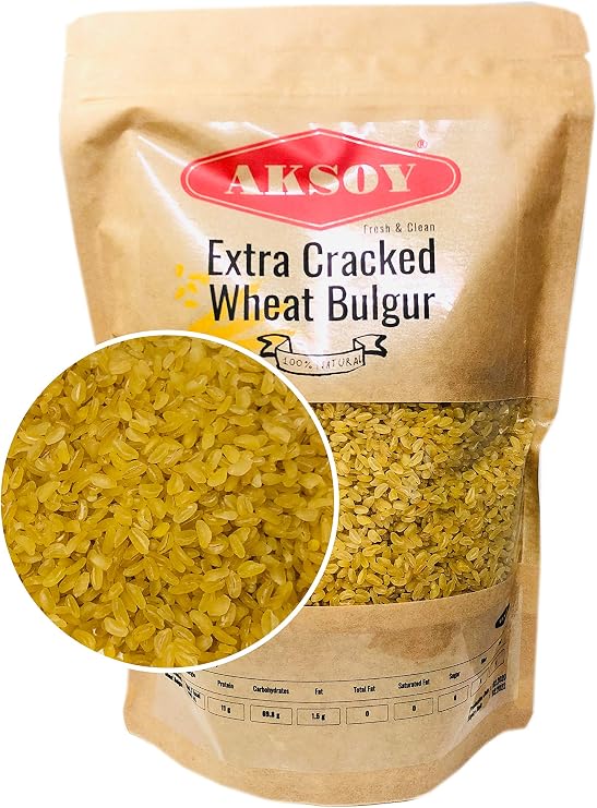 Aksoy Extra Coarse Wheat Bulgur 1.25KG | Natural and Nutritious, a Delicious, Healthy, and Convenient Choice for Soups, Pilafs, Traditional Dishes and Salads!