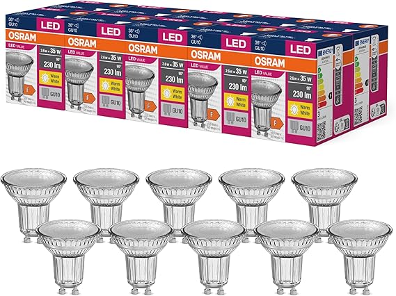 Osram LED Value PAR16 35 36° Warm White 2700K 2.6W 230LM [Energy Class F]