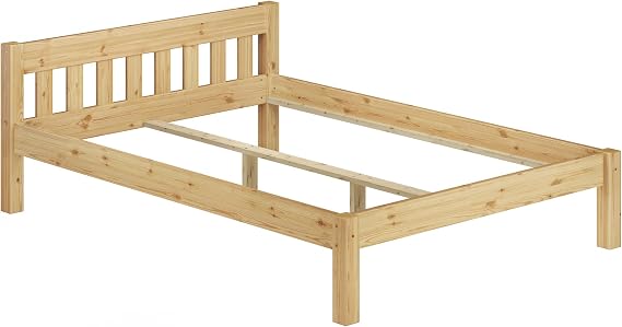 Erst-Holz® Wide Solid Pine Bed Frame 160 x 200 cm