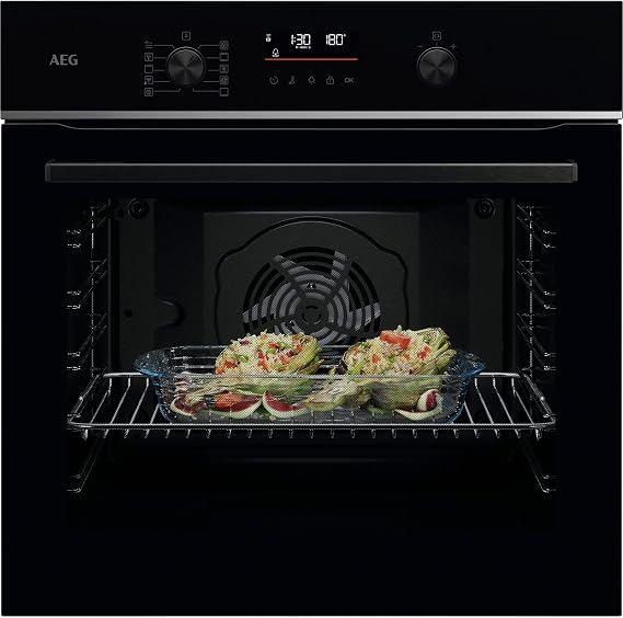 AEG TU5PB431SB Electric Recessed Oven, Pyrolytic, 72 L [Energy Class A++]