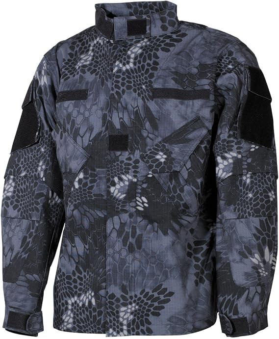 MFH Mens Mission Combat Jacket Snake Black