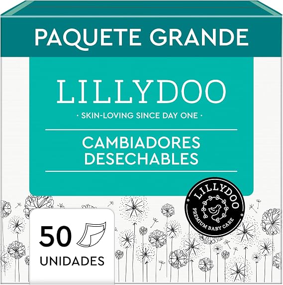 LILLYDOO Disposable Changing Mats, 60x60 cm, 10 pcs.