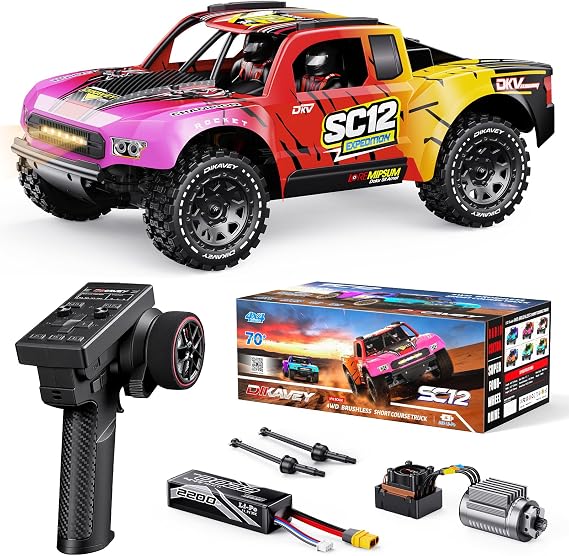 1/12 Brushless Remote Control Car RTR, Rc Drift Short-Course Truck