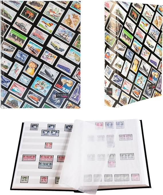 Prophila Stamp Insert Book 60 White Pages