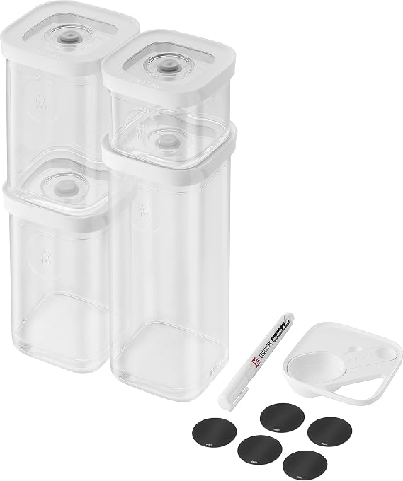 Zwilling Fresh & Cube Saklama Kabı 6'li Set S Beyaz