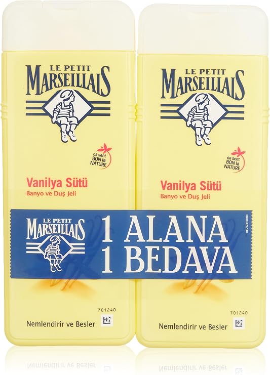 Le Petit Marseillais Vanilla Milk Shower Gel (2 x 400 ml)