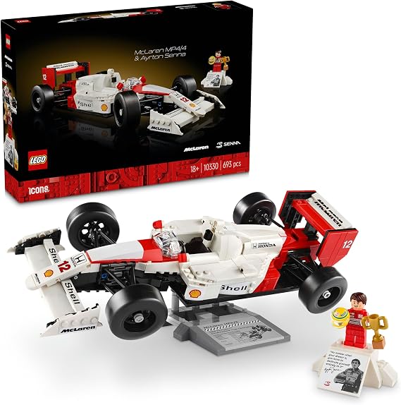 LEGO Icons McLaren MP4/4 ve Ayrton Senna 10330