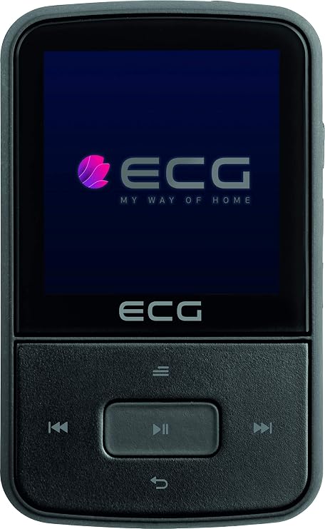 ECG PMP 30 8GB Black MP3/MP4 Player - Memory 8GB; 30 Dialling Codes for FM Transmitter; MP3 from Micro SD Card; Voice Recorder; Sports Clip; Key Lock; USB 2.0; Premium Series In-Ear Headphones - Black