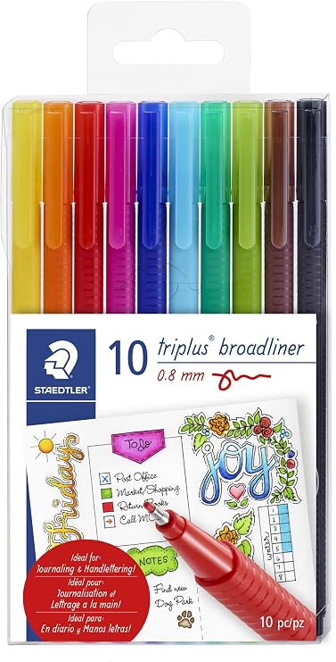 Triplus Broadliner Pens 10/pkg-