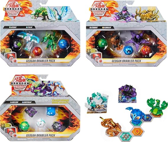 Spin Master Bakugan Geogan Rising: Geogan Brawler Pack - Insectra & Arcleon (20134982)