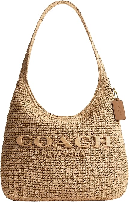 COACH Brooklyn Shoulder Bag 34 in Straw