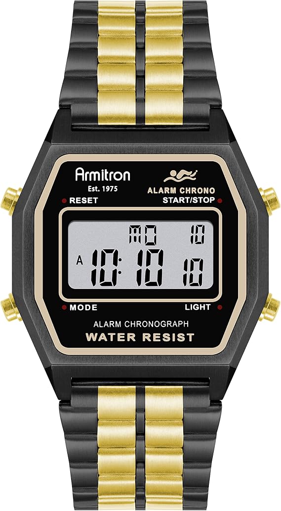 Armitron Sport Retro Digital Chronograph Bracelet Watch, 40/8474