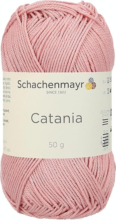 Schachenmayr Hand Knitting Yarns Catania, 50G Altrosa, 11.5 x 5.2 x 6 cm
