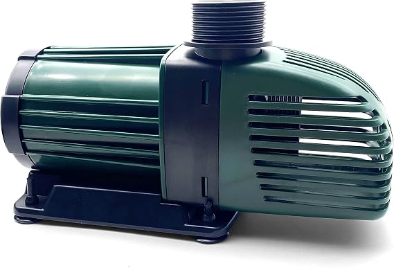Fish Mate 7000 Submersible Pond Pump - Up to 7000 Litre Flow Rate Per Hour, Energy-Efficient Design with Anti-Clog Filter and Durable Ceramic Bearings