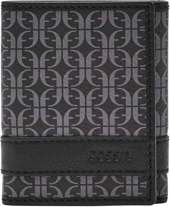 Fossil LUFKIN Trifold, black