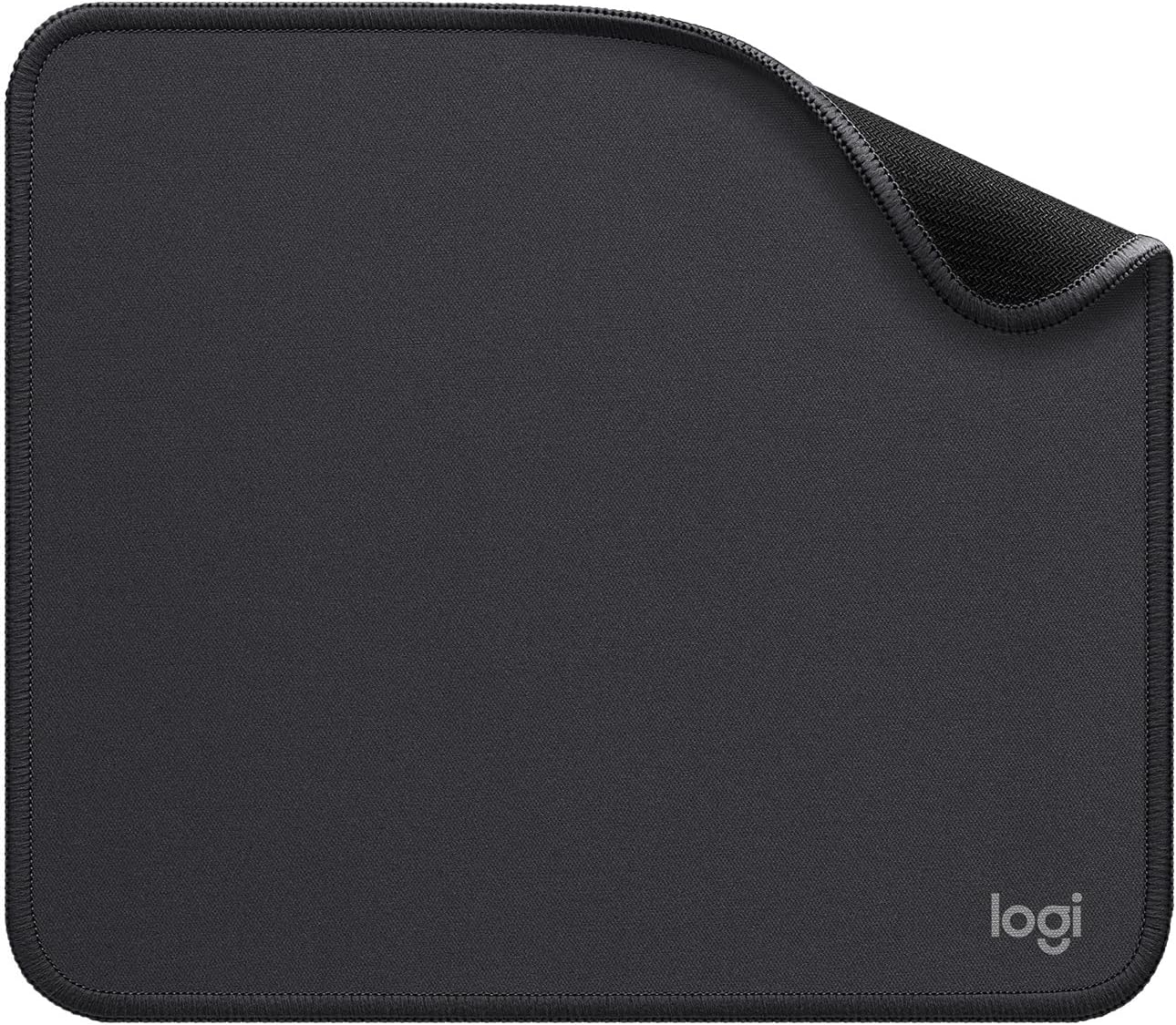 Logitech Mouse Pad - Studio Series, Computer Mouse Mat with Anti-slip Rubber Base, Easy Gliding, Spill-Resistant Surface, Durable Materials, Portable, in a Fresh Modern Design - Grey