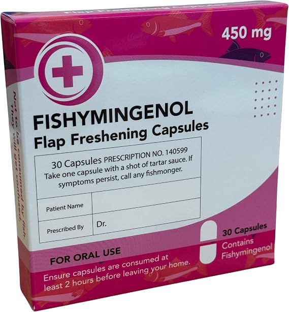 Diabolical DP1422 Fishymingenol - Rude Secret Santa Gifts for Women Under 10 Pounds, Funny Offensive Gifts, Silly Stocking Fillers for Women, Rude Gifts for Girlfriend (Mints Included)