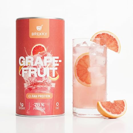 BREKKY - Grapefruit - Vegan Clear Protein - High Protein - Low Sugar