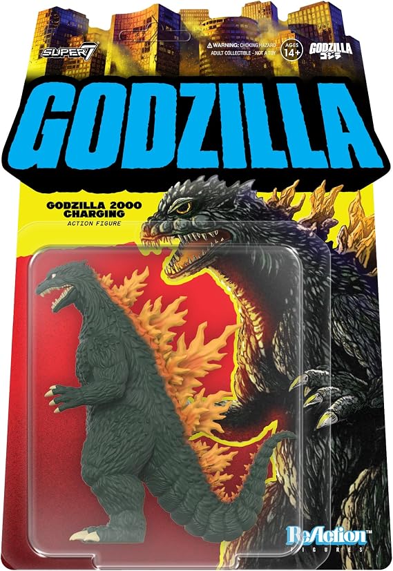 SUPER7 Toho Reaction Figures Wave 10 - Godzilla (2000, Charging) Action Figure
