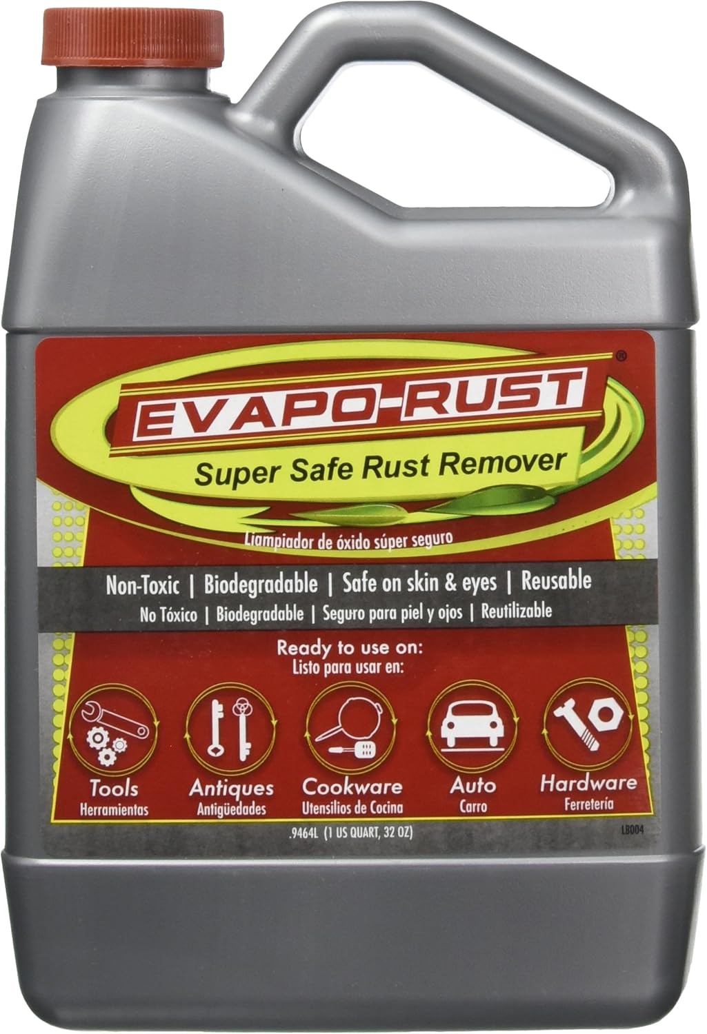 EVAER004 Rust Remover EVAPO-RUSTâ„¢, Case of 4-1 Quart Bottles