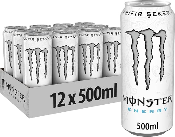 Monster Ultra Şekersiz Enerji İçeceği Kutu 12x500 ml