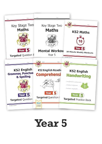 KS2 Year 5 Complete Back to School Workbook Bundle - Ages 9-10 (CGP KS2)