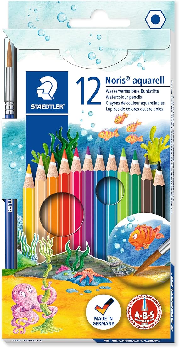 Sg Education 14410NC12 Staedtler Watercolor Colored Pencils (Pack of 12)